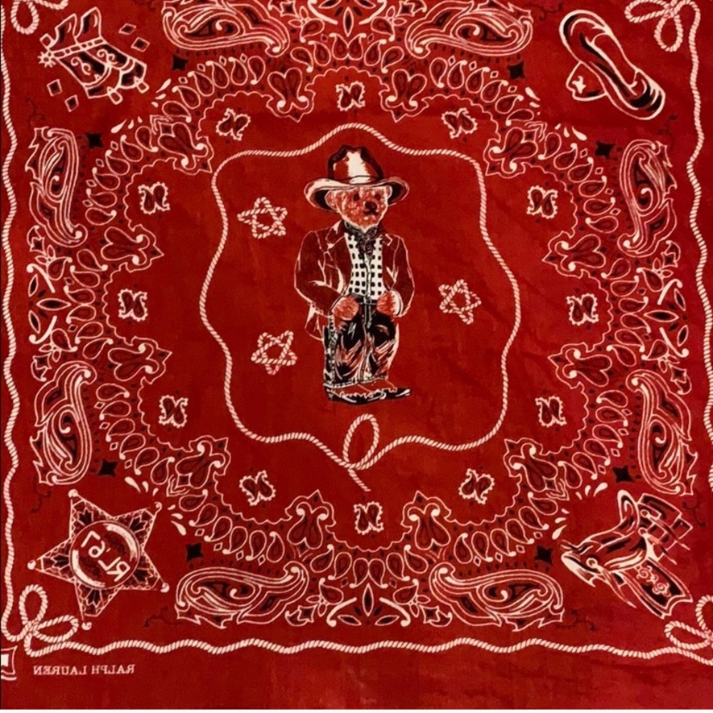 Red polo bandanna